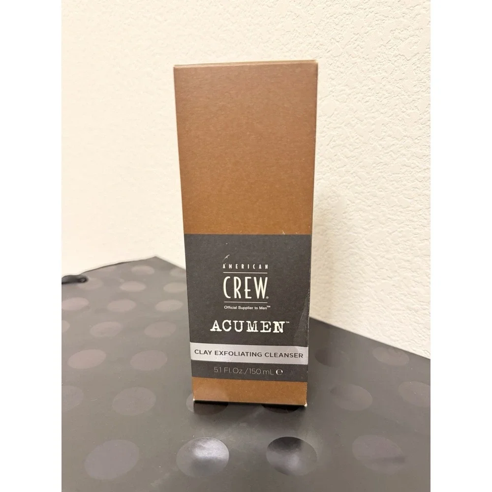 American Crew Acumen Men's Clay Exfoliating Cleanser‎ 5.1 oz